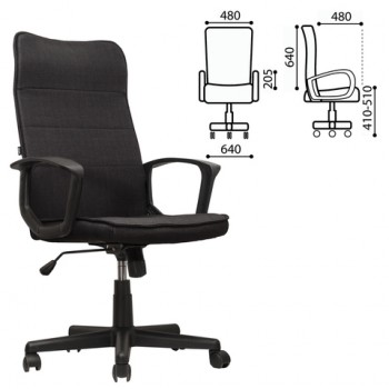 Кресло офисное BRABIX Delta EX-520 (черный) в Сокуре - sokur.mebel54.com | фото