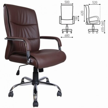 Кресло офисное BRABIX Space EX-508 (коричневый) в Сокуре - sokur.mebel54.com | фото