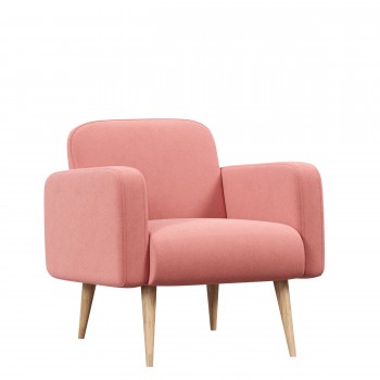 Уилбер ЛД.306010.000 Кресло (Светло-розовый, ткань UNI IDEA 1031) в Сокуре - sokur.mebel54.com | фото