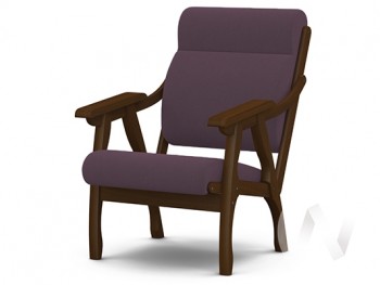 Кресло Вега-10 (орех лак/ULTRA PLUM) в Сокуре - sokur.mebel54.com | фото