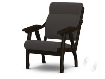 Кресло Вега-10 (венге лак/ULTRA GRAFIT) в Сокуре - sokur.mebel54.com | фото