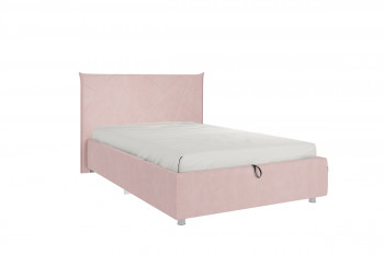 Кровать 1,2 Квест (Нежно-розовый велюр/под-мех) в Сокуре - sokur.mebel54.com | фото