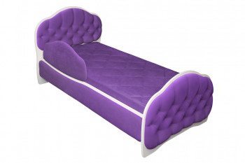 Кровать 170 Гармония 32 Фиолетовый (мягкий бортик) в Сокуре - sokur.mebel54.com | фото