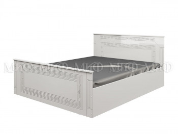 Кровать Афина-1 1,4 м (Белый/Белый глянец) в Сокуре - sokur.mebel54.com | фото