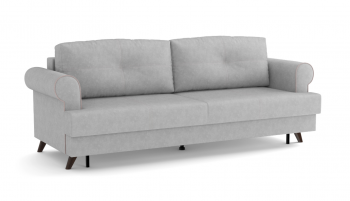 Оливер / диван - кровать 3-х местн. (еврокнижка) (велюр велутто серебряный 52 в Сокуре - sokur.mebel54.com | фото