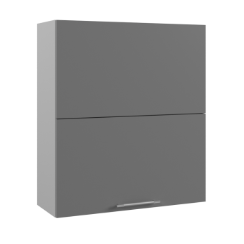Ройс ПГПМ 800 Шкаф верхний Blum Aventos HF (Графит софт/корпус Серый) в Сокуре - sokur.mebel54.com | фото
