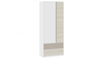Шкаф для одежды комбинированный «Сканди» Дуб Гарден/Белый/Глиняный серый в Сокуре - sokur.mebel54.com | фото