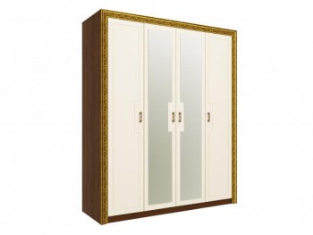 Шкаф комбинированный "Айрум" (дуб кальяри/белый/зеркало/1744) в Сокуре - sokur.mebel54.com | фото