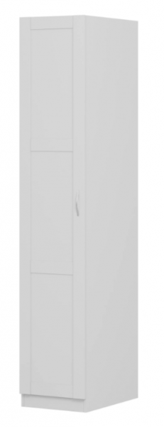 Шкаф однодверный Пегас сборный белый в Сокуре - sokur.mebel54.com | фото