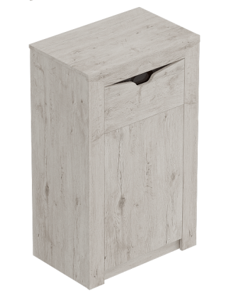 Тумба с дверцей и ящиком Соренто Дуб бонифаций/Кофе структурный матовый в Сокуре - sokur.mebel54.com | фото